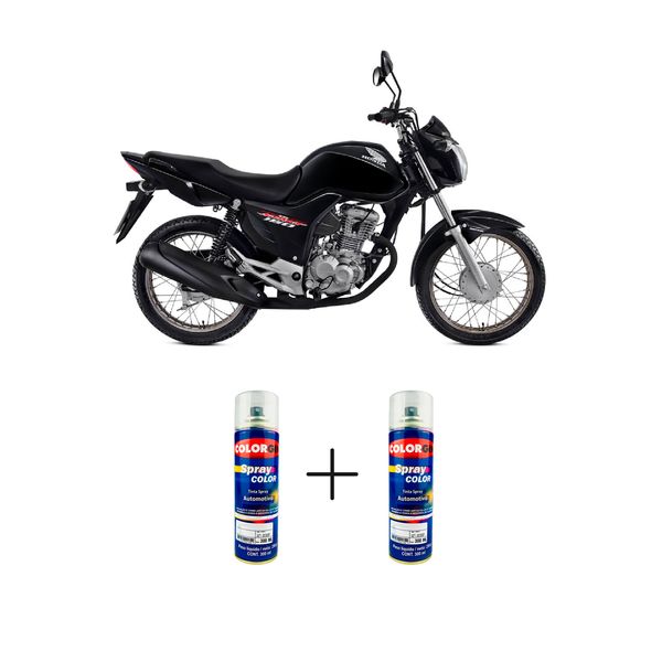 Spray preto Honda Motos Spray preto Honda Motos